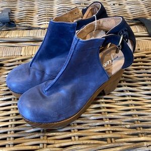 New  Free  People  Sandal  Clogs  Navy  Marin